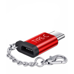 micro USB socket (female) to USB-C plug (male) adaptor for A2C caberQU