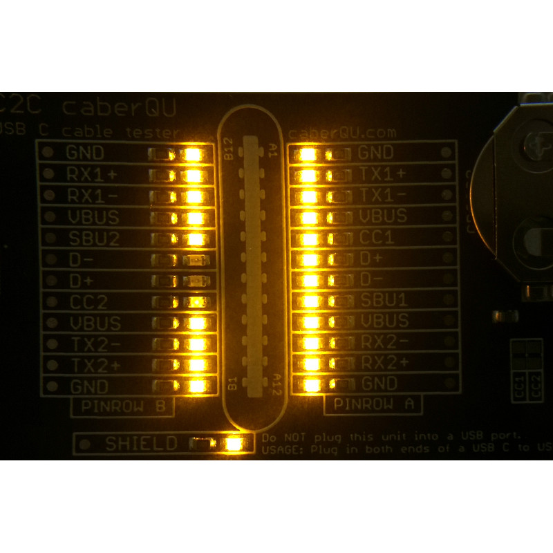 USB 3.2 (gen 2x2) cable with USB Type-C male to male