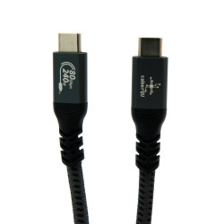 USB4 (gen 4) cable USB Type-C male to male, 240W, 80Gbit/s, 48V, 5A